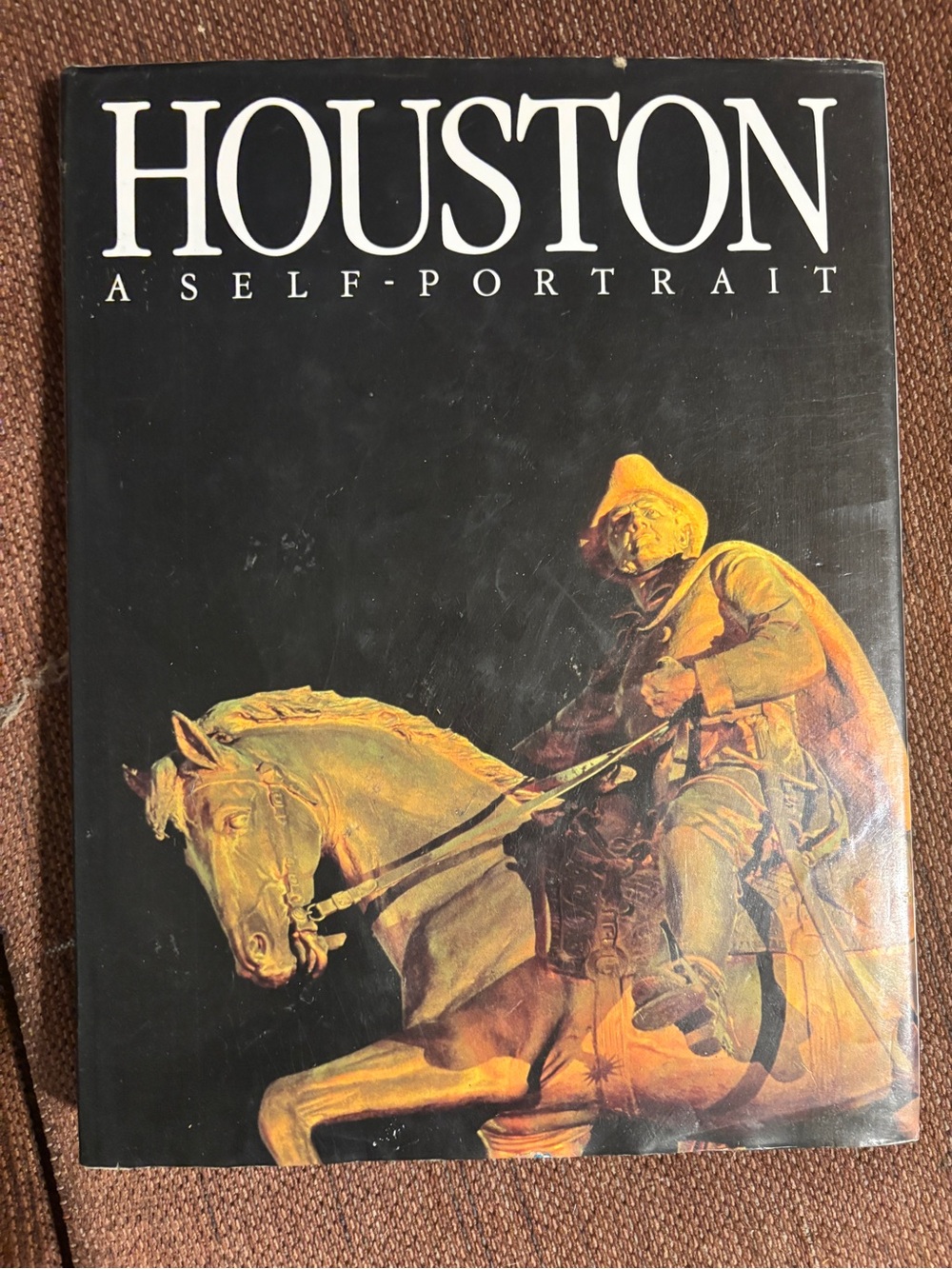 Autographed Houston A Self-Portrait Hardcover – Black and Gold Cover
